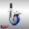 Service Caster 4 Inch 316SS Blue Poly Swivel 1-1/8 Inch Expanding Stem Caster Lock Brake SCC SCC-SS316TTLEX20S414-PPUB-BLUE-118 - alternate 4